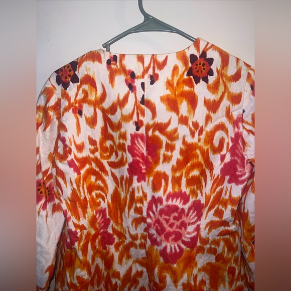 Peck And Peck Floral Open Front Blazer Small - Picture 2 of 7